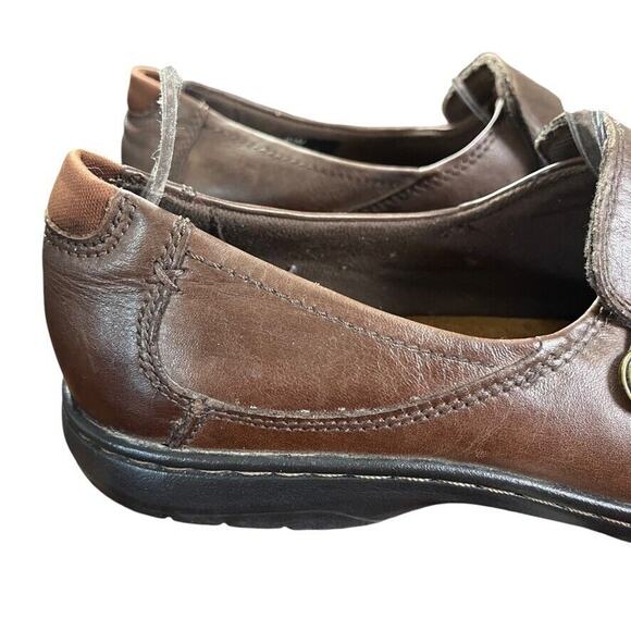 Cobb Hill by New Balance Womens Paulette Leather Brown Comfort Loafers sz 8 W - Picture 14 of 16